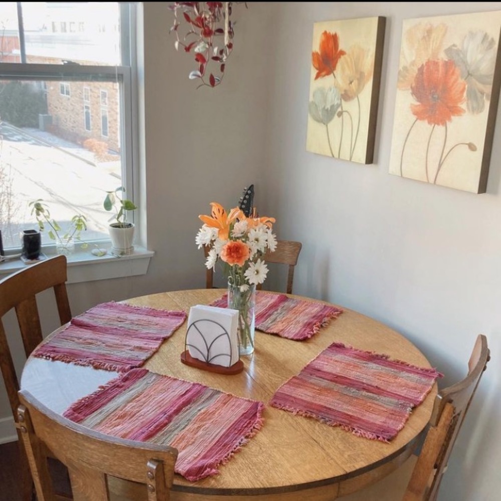 Vintage woven placemats